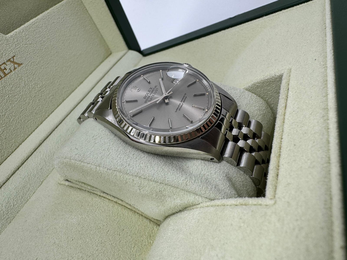 Rolex Datejust 36mm, silbernes Zifferblatt