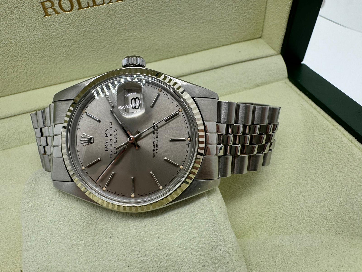 Rolex Datejust 36mm, silbernes Zifferblatt