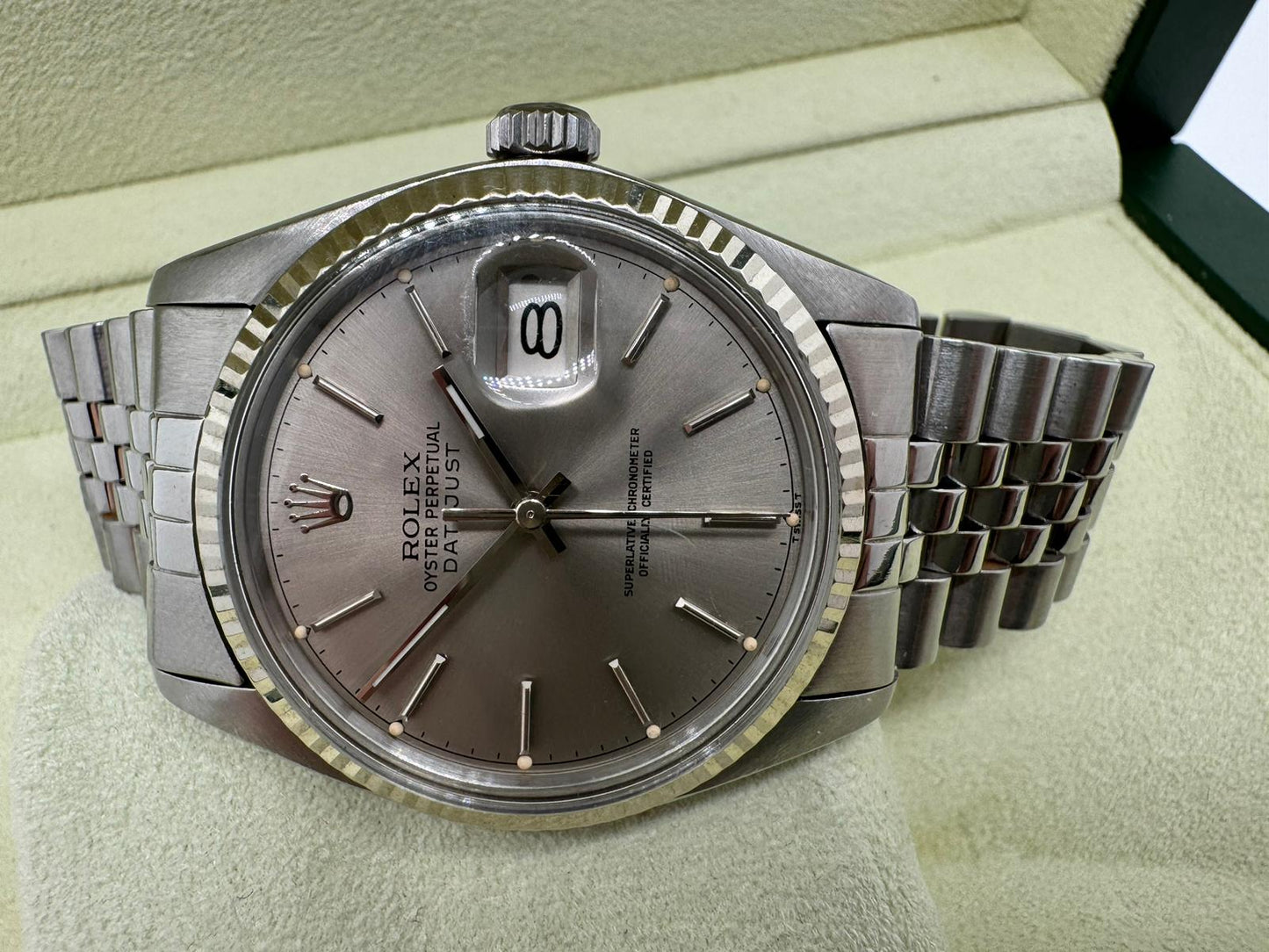 Rolex Datejust 36mm, silbernes Zifferblatt