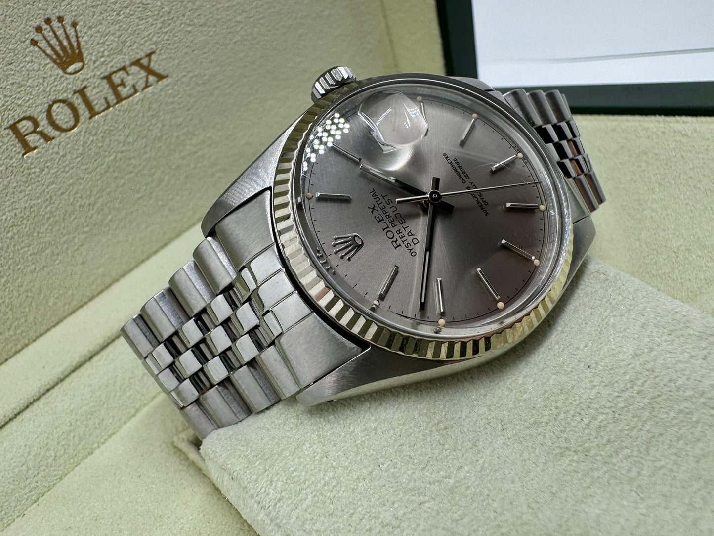 Rolex Datejust 36mm, silbernes Zifferblatt