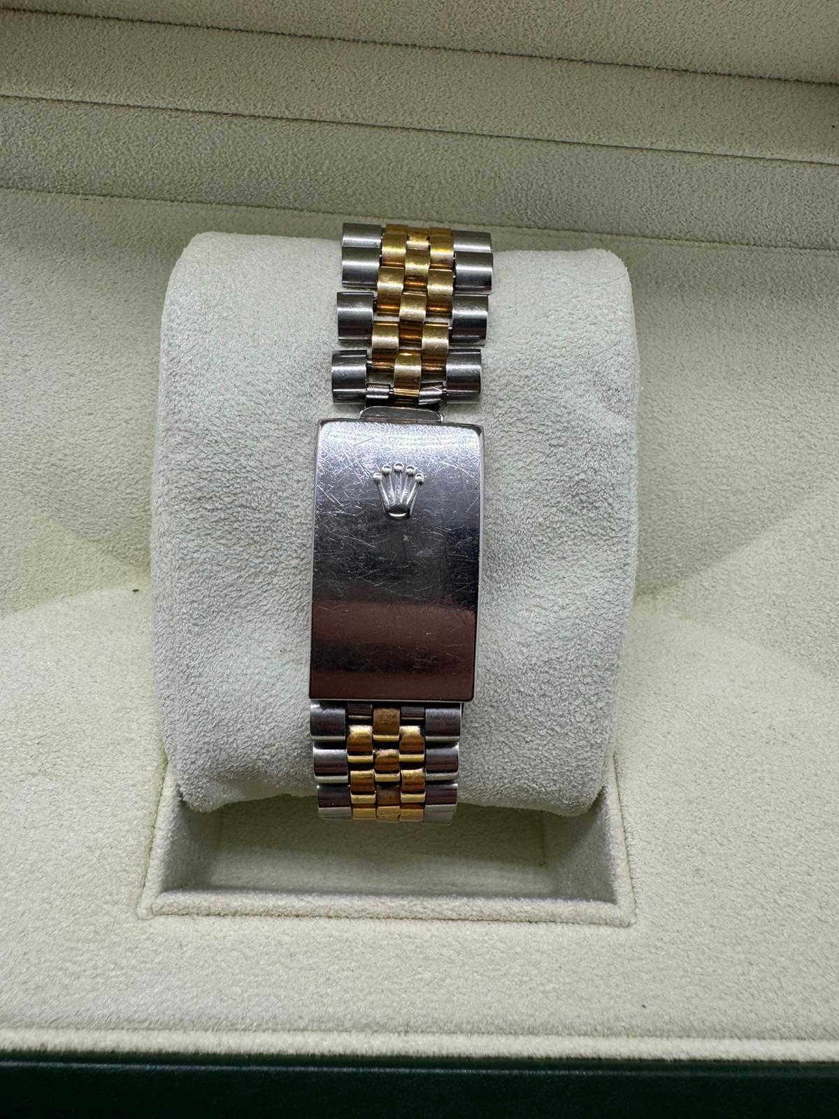 Rolex Datejust 16233, 36mm, graues Zifferblatt.