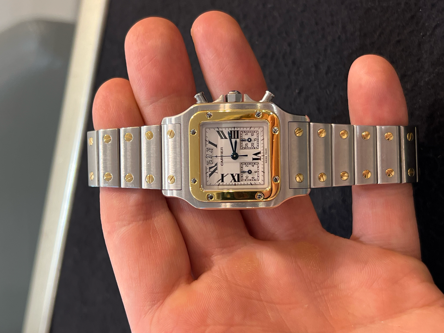 Cartier Santos Galbee Chronograph 2425