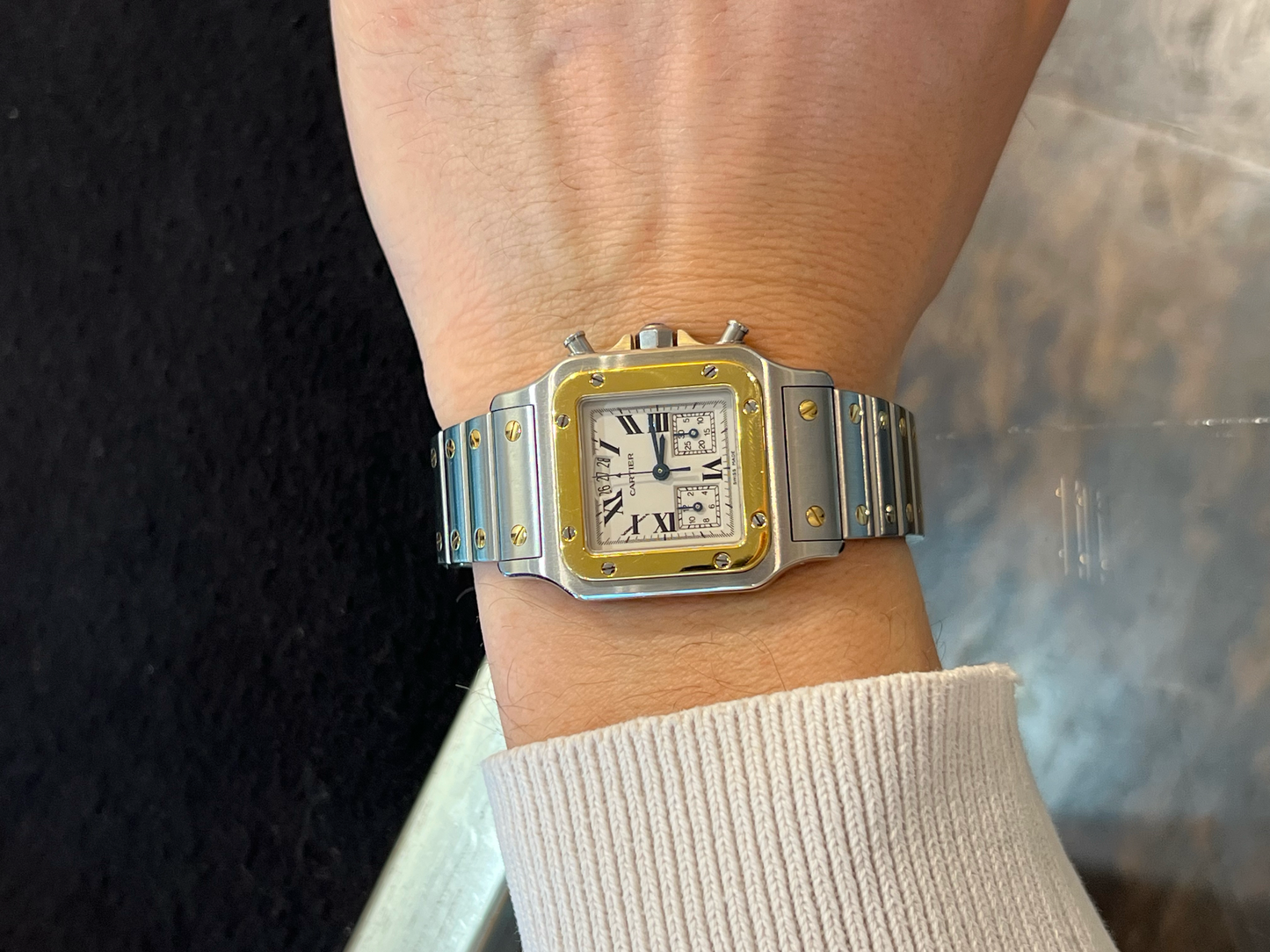 Cartier Santos Galbee Chronograph 2425