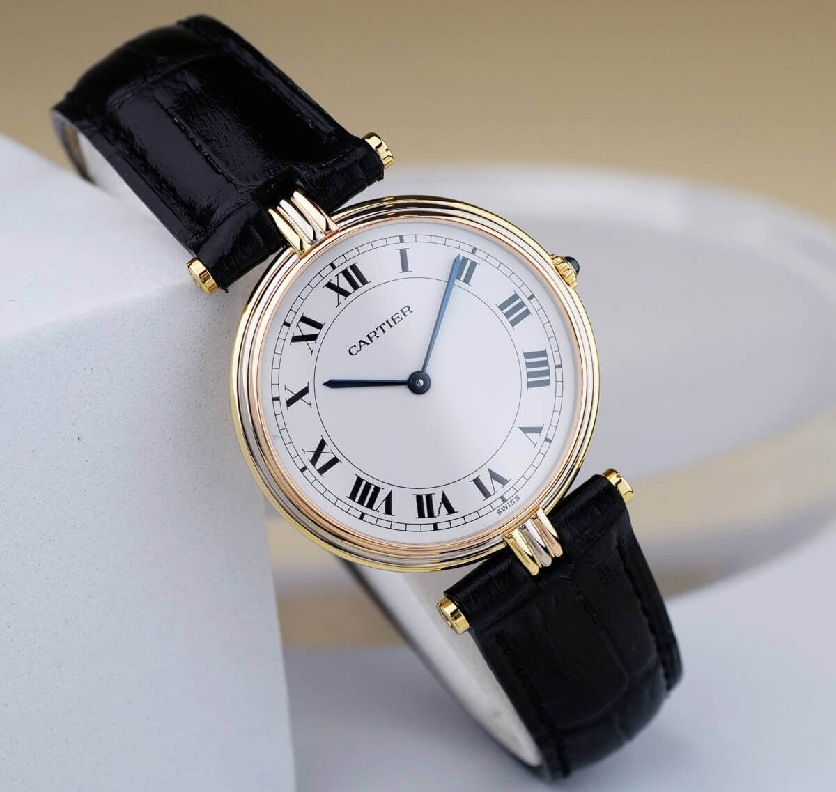 Cartier Vendome Louis Cartier Three Color Gold LM