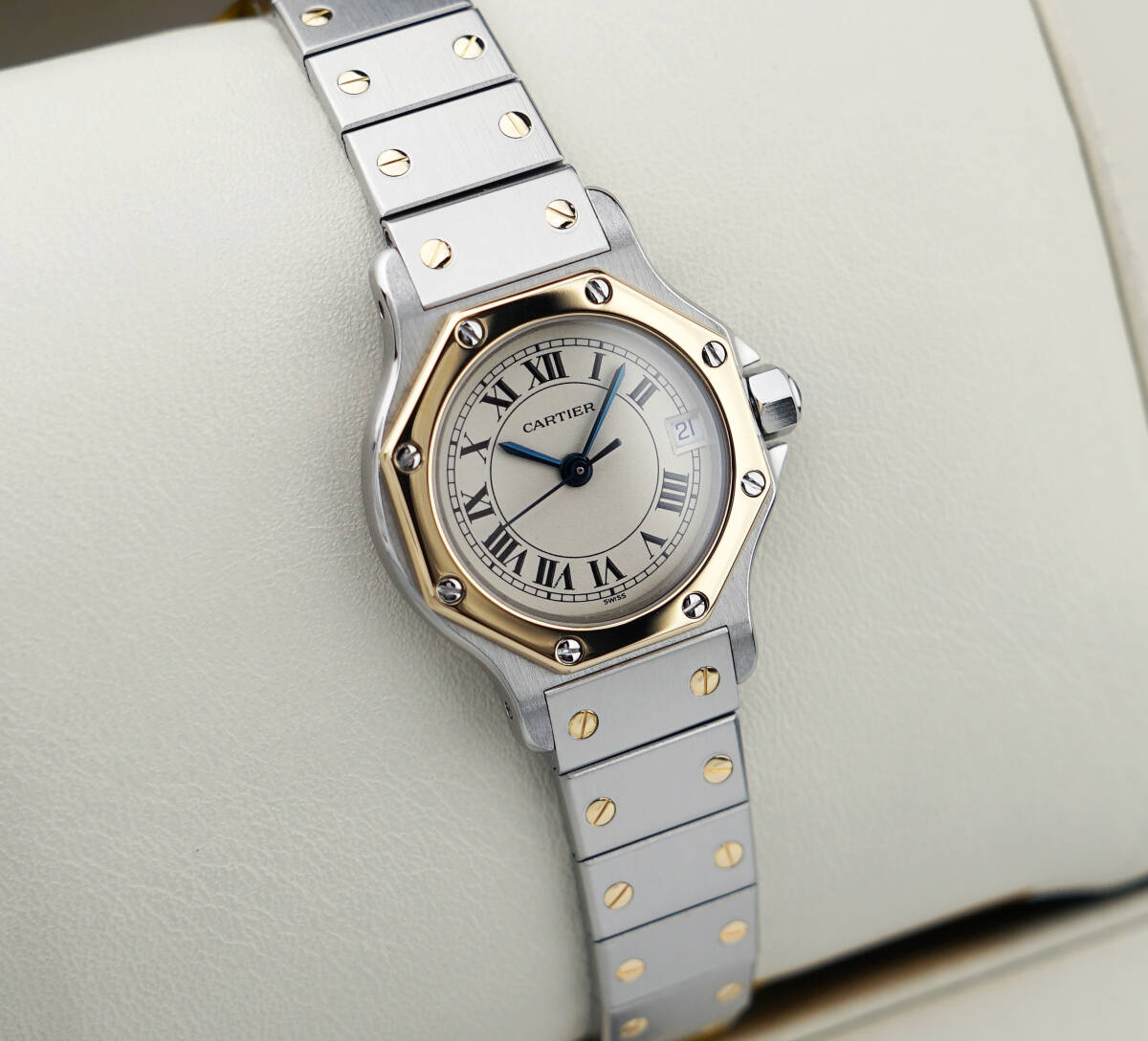 Cartier Santos Octagon Bi-Color Roman Index SM