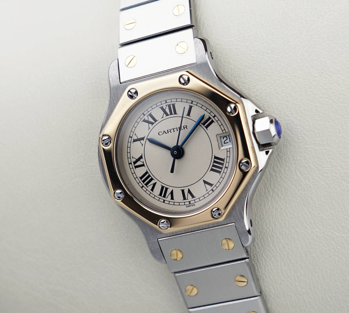 Cartier Santos Octagon Bi-Color Roman Index SM