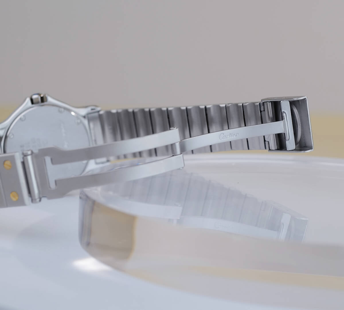 Cartier Octagon LM, Bi-Color