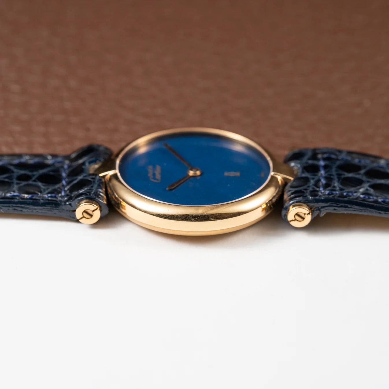 Cartier Must Vendome Blue Lapis Dial SM