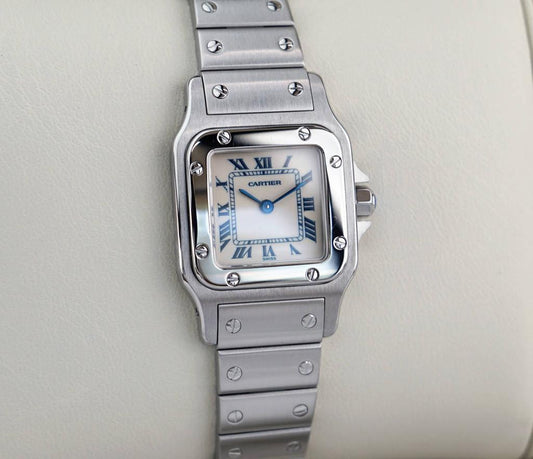 Cartier Santos Galbee SM Stahl