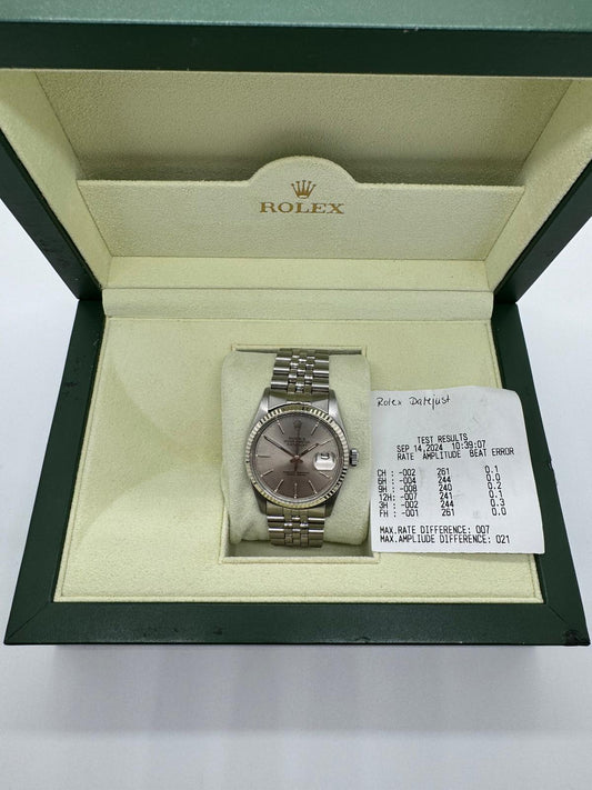 Rolex Datejust 36mm, silbernes Zifferblatt