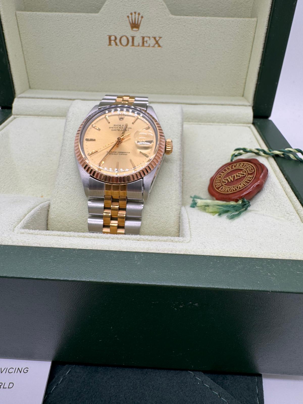 Rolex Datejust 36mm Bi Color