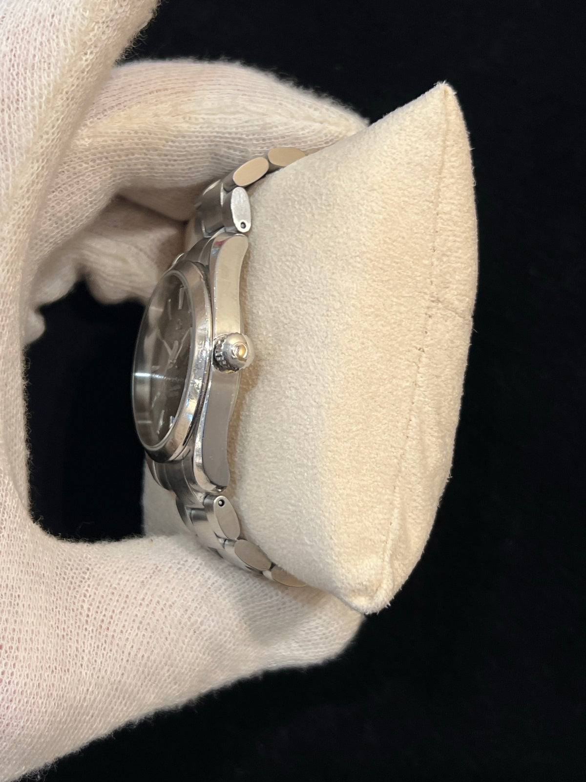 Omega Seamaster Aqua Terra Schwarz Dial Datum, Quarz, Stahlband, Foto 4 von 5