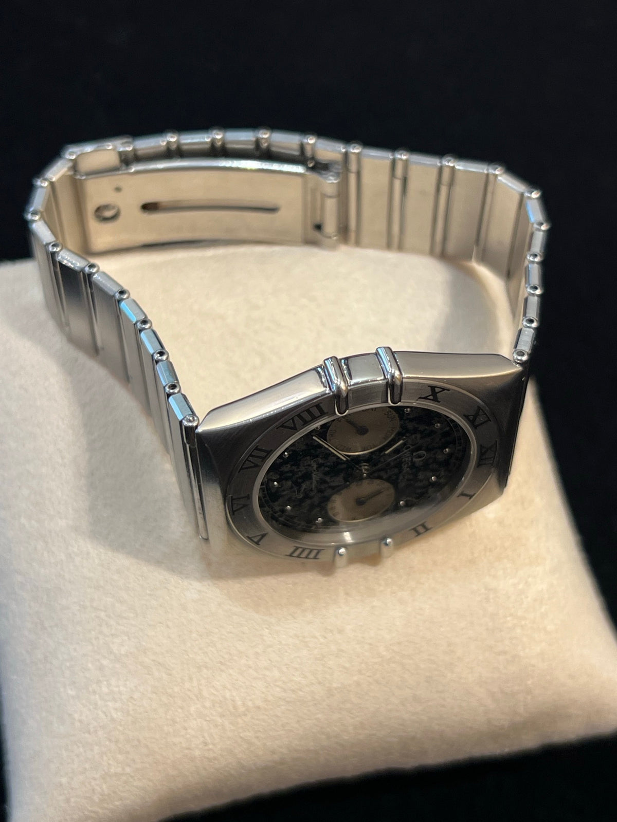 Omega Constellation Chronograph Stahl, Quarz, Gliederband, Foto 3 von 4
