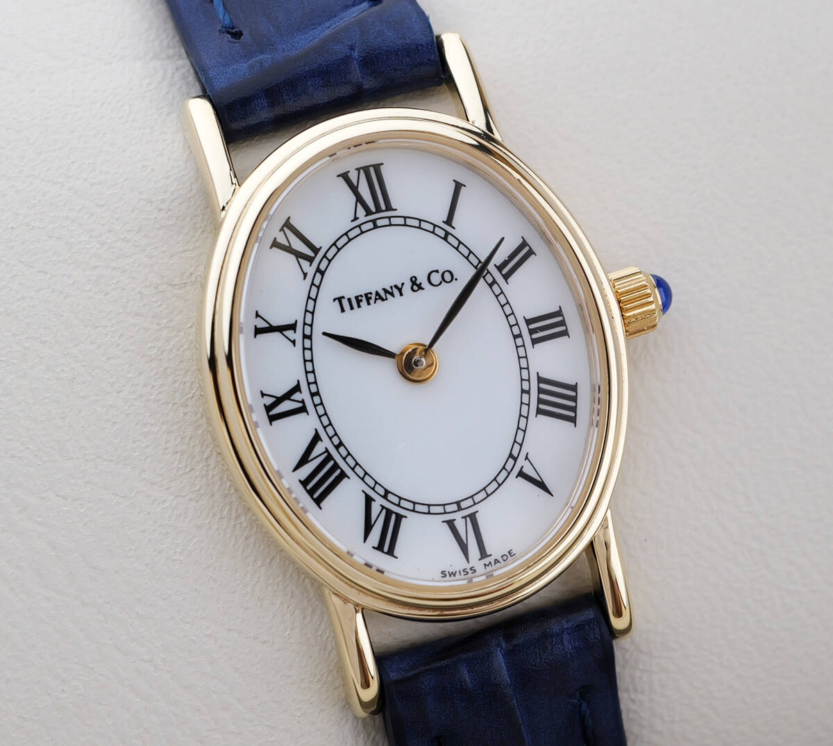 Tiffany 14K Gold Oval Dial