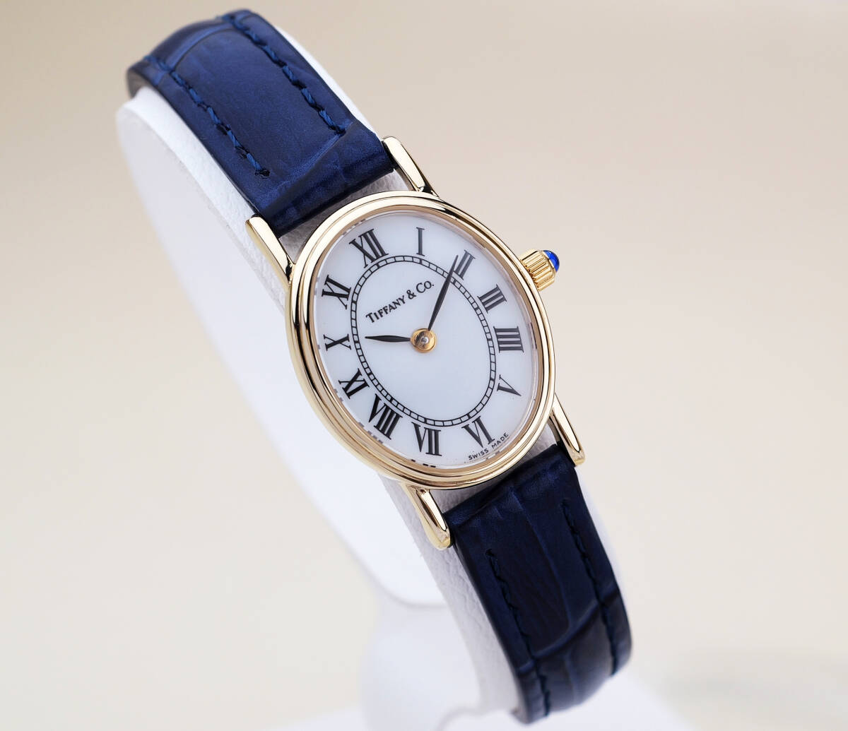 Tiffany 14K Gold Oval Dial