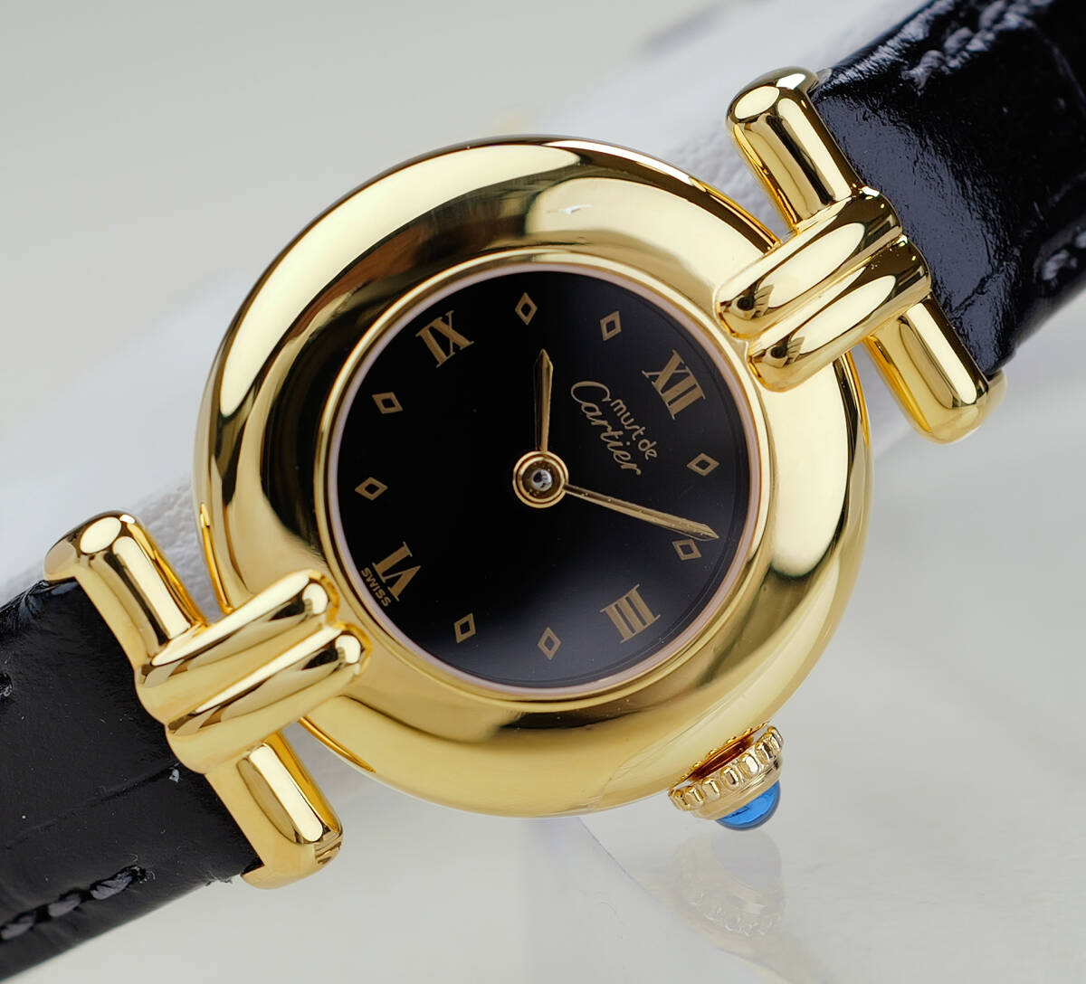 Cartier Must Colisee Black Dial SM