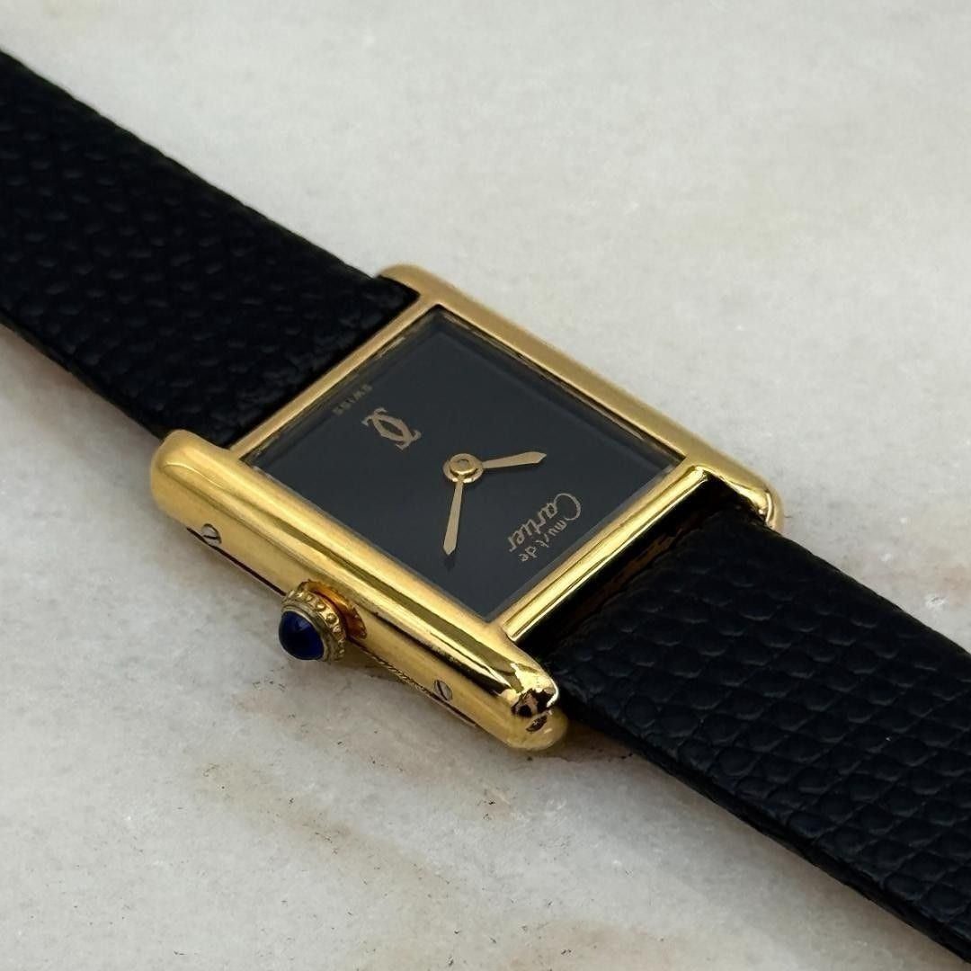 Cartier Tank Must Black Dial SM