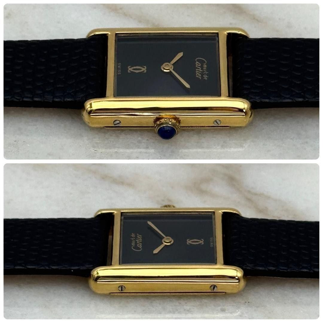 Cartier Tank Must Black Dial SM