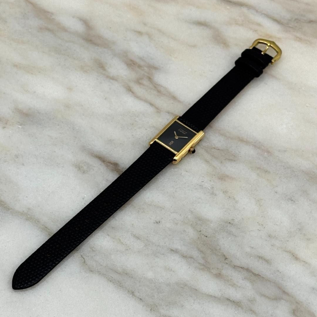 Cartier Tank Must Black Dial SM