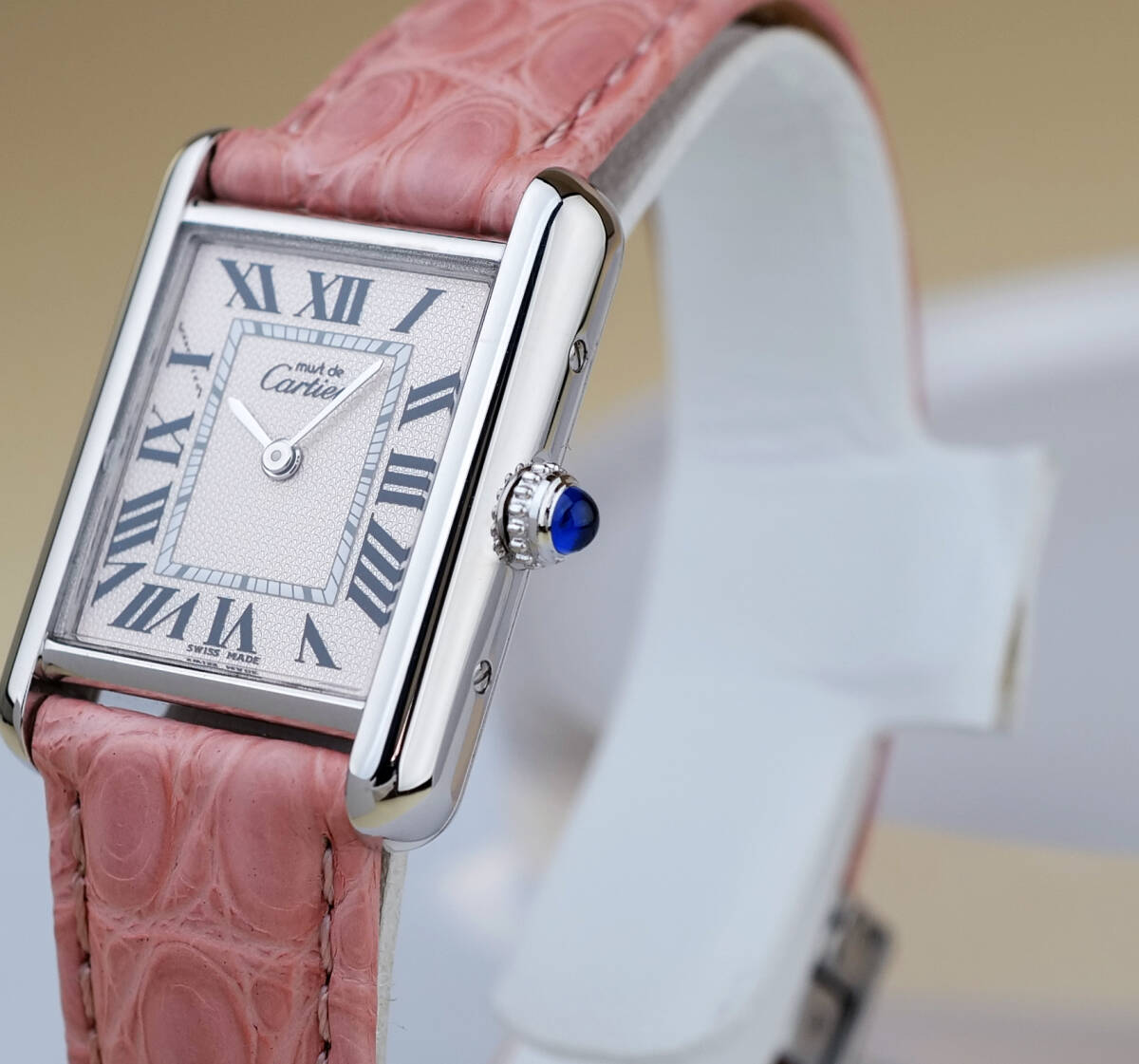 Cartier Must Tank Silber SM