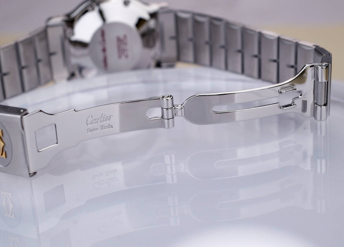 Cartier Octagon LM, Bi-Color, Automatik