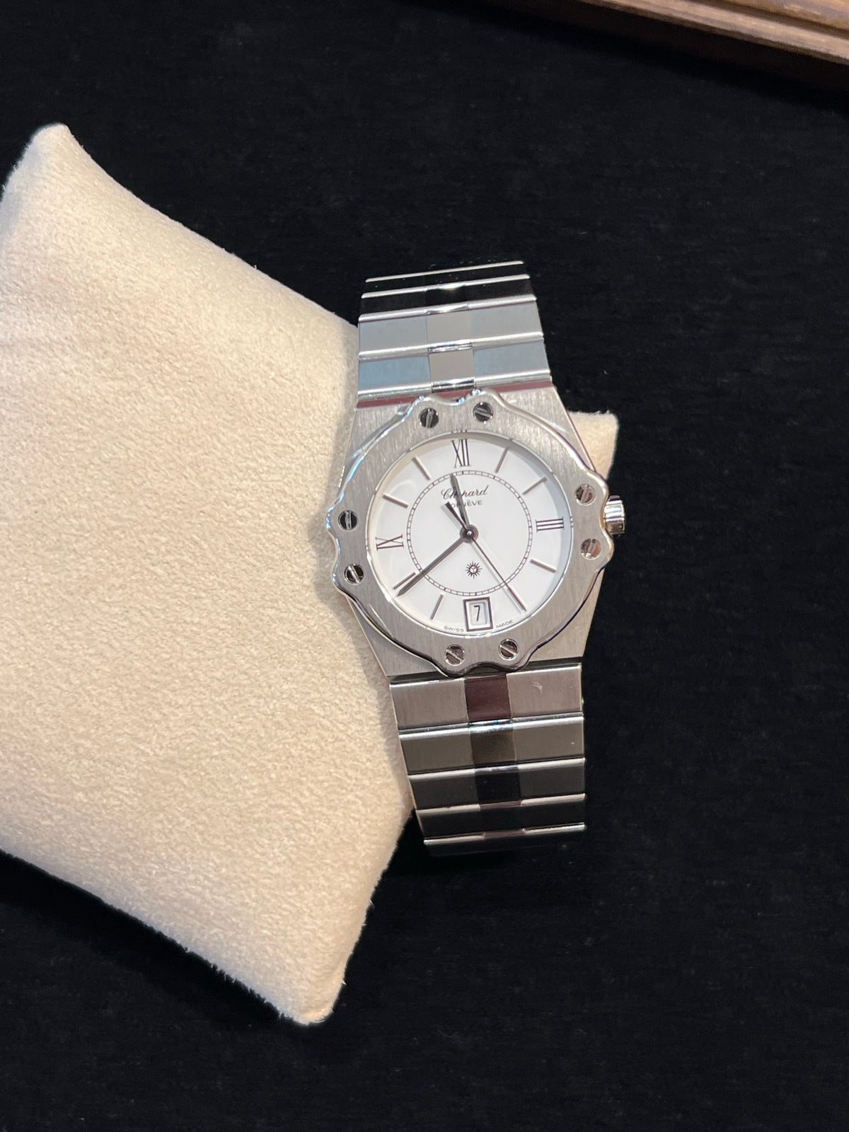 Chopard St. Moritz Stahl Datum, Quarz, Stahlband, Foto 2 von 6