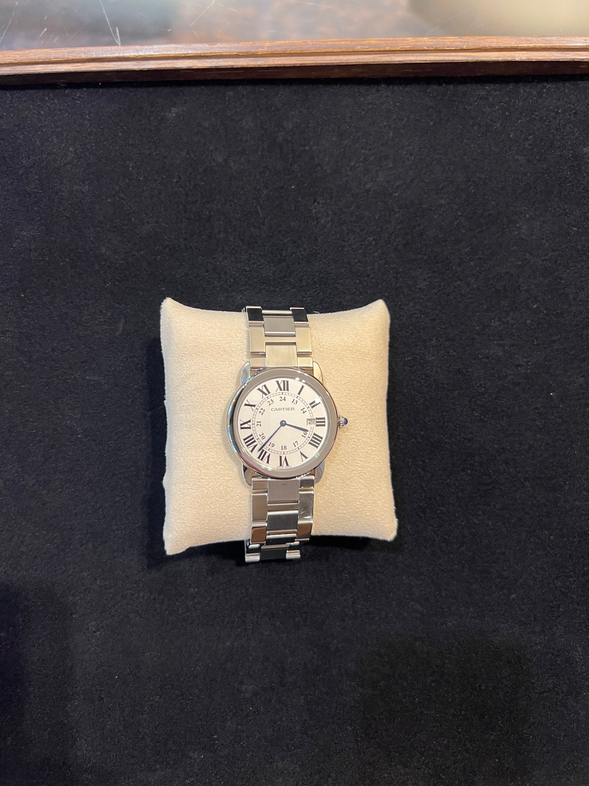 Ronde Solo de Cartier Stahl, Quarz, Stahlband, Foto 2 von 6