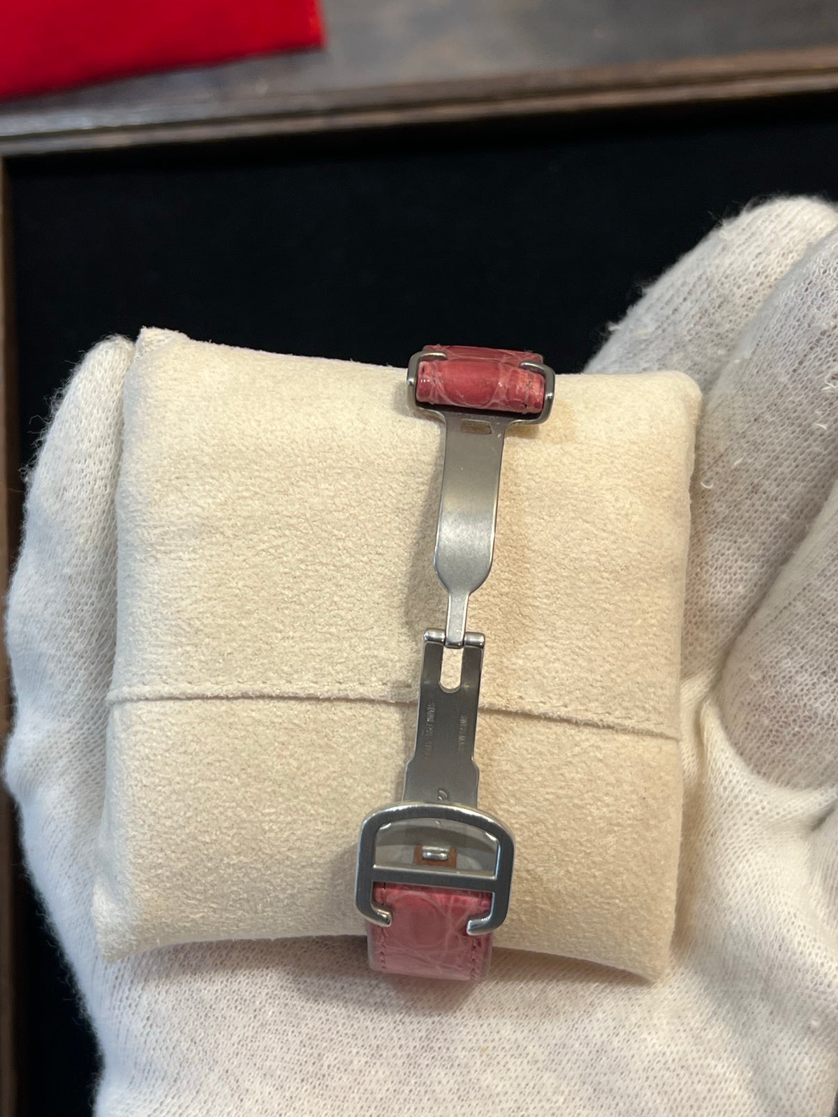 Cartier Tank Solo Small Rosa Dial, Quarz, Lederband, Foto 6 von 7