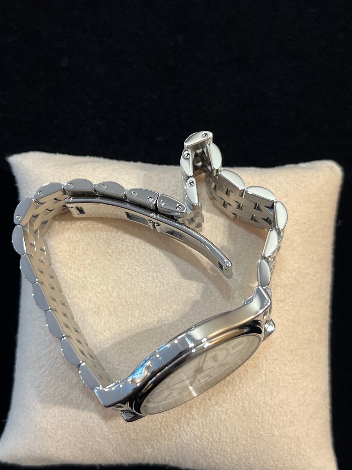 Tiffany & Co. Stahl Weiss Dial Datum, Quarz, Gliederband, Foto 3 von 5